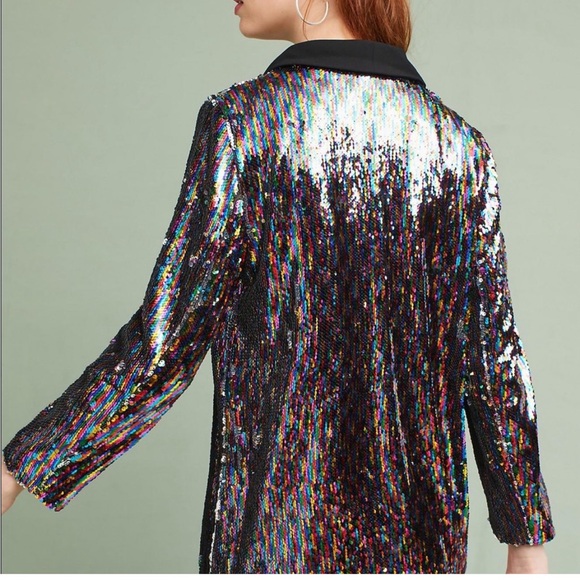 Rosa Multi Sequin Cartonnier Blazer - Picture 2 of 9